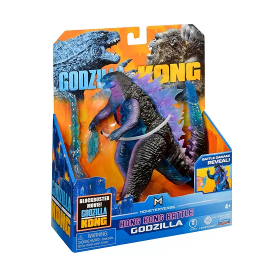 Фигурка Godzilla vs. Kong- Годзилла с боевыми ранами и лучом