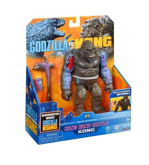 Фігурка Godzilla vs. Kong- Конг з бойовими ранами та сокирою - 35354_4.jpg - № 4