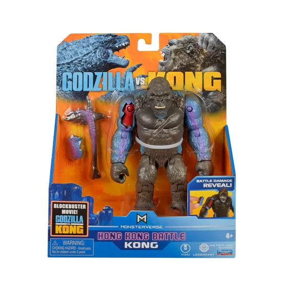 Фигурка Godzilla vs. Kong - Конг с боевыми ранами и топором
