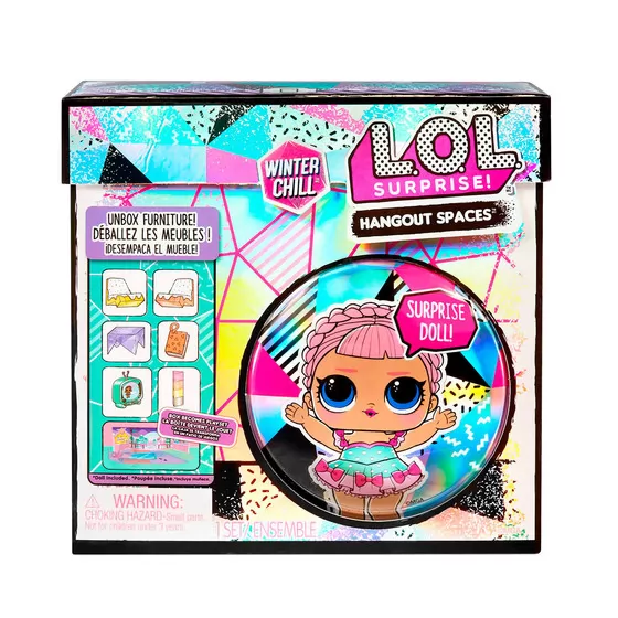 Игровой набор с куклой L.O.L. SURPRISE! Маленькие комнатки - Ледяной уголочек Фигуристки