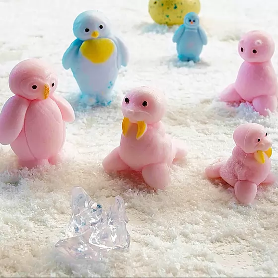 Растущая игрушка в яйце «Penguin Еggs» - Пингвины и друзья (12 шт., в дисплее)