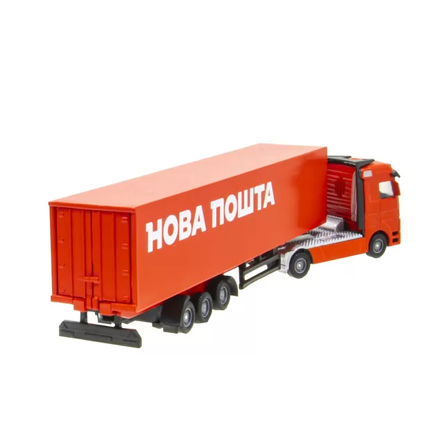 Автомодель &ndash; Фура Нова Пошта (червона)