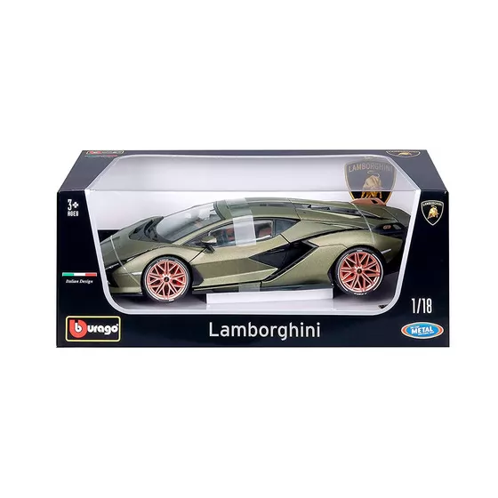 Автомодель - Lamborghini Sián FKP 37 (матовий зелений металік, 1:18)