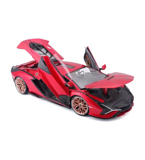 Автомодель - Lamborghini Sián FKP 37 (червоний металік, 1:18) - 18-11046R_6.jpg - № 6