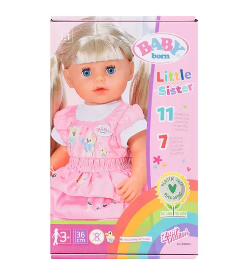 Лялька BABY Born серії Ніжні обійми - Молодша сестричка - 828533_14.jpg - № 14