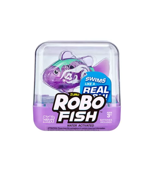 Інтерактивна іграшка Robo Alive - Роборибка (фіолетова) - 7125SQ1-1_1.jpg - № 1