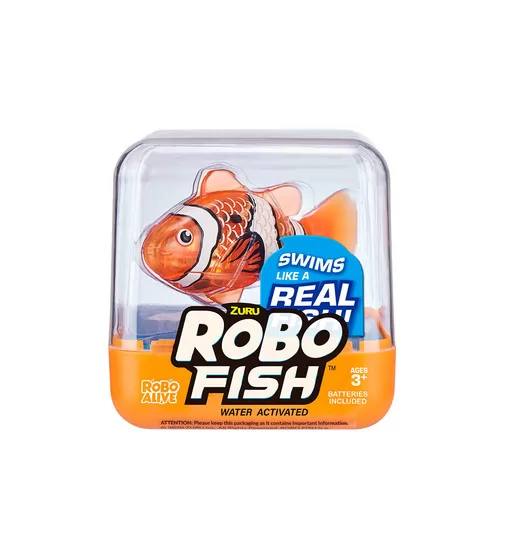 Интерактивная игрушка Robo Alive - Роборыбка (оранжевая) - 7125SQ1-4_1.jpg - № 1