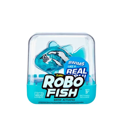 Інтерактивна іграшка Robo Alive - Роборибка (блакитна) - 7125SQ1-6_1.jpg - № 1
