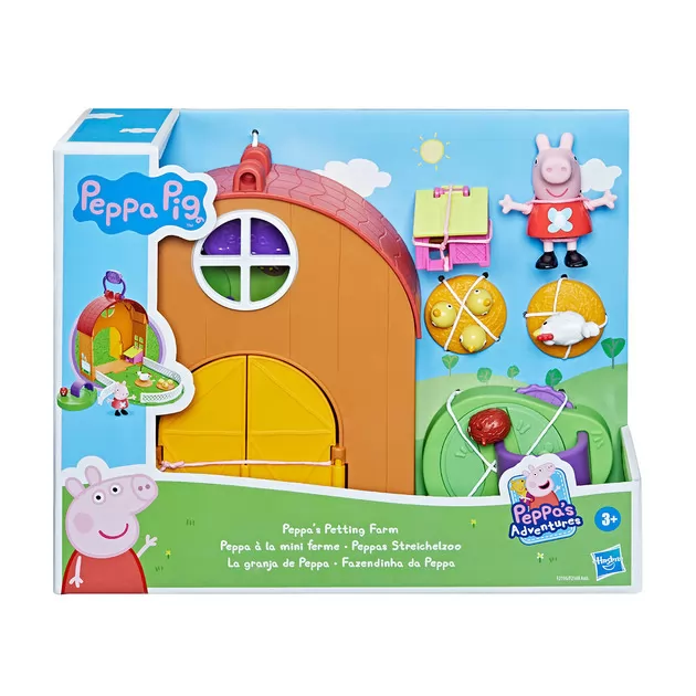 Ігровий набір Peppa - Пеппа на фермі (ферма, фігурка, аксесуари)