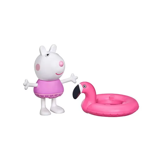 Фигурка Peppa - Сюзи с кругом Фламинго