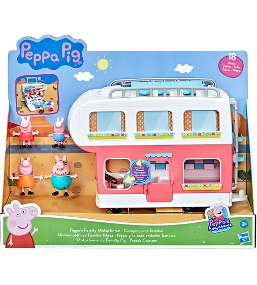 Игровой набор Peppa - Семейный кемпер Пеппы (4 фигурки, звук) - F2182_11.jpg - № 11
