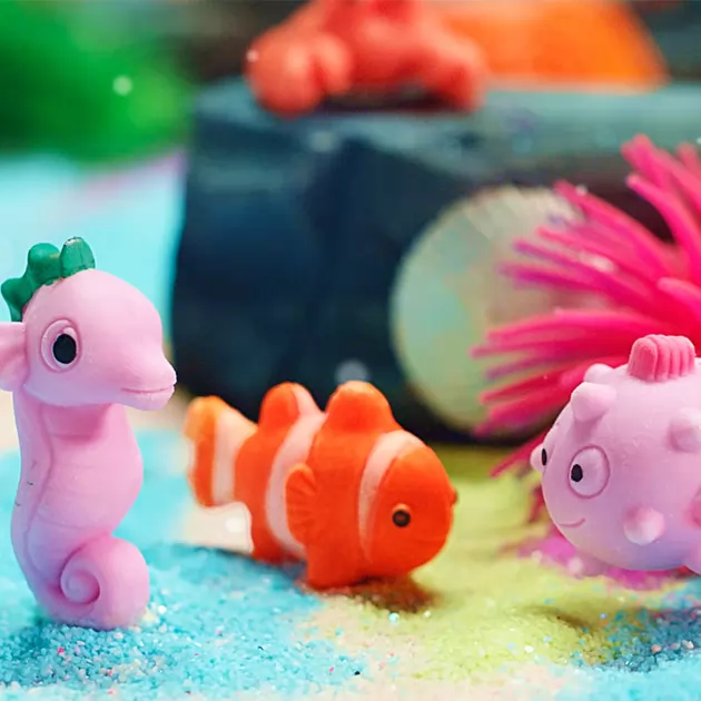 Растущая игрушка в яйце &laquo;Tropical Eggs&raquo; - Жители тропических морей (13 шт., в дисплее)