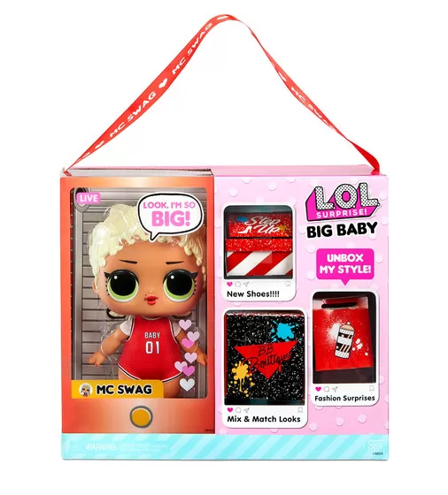 Набір з мега-лялькою L.O.L. Surprise! серії Big B.B.Doll" - Леді-DJ" - 577461_2.jpg - № 2