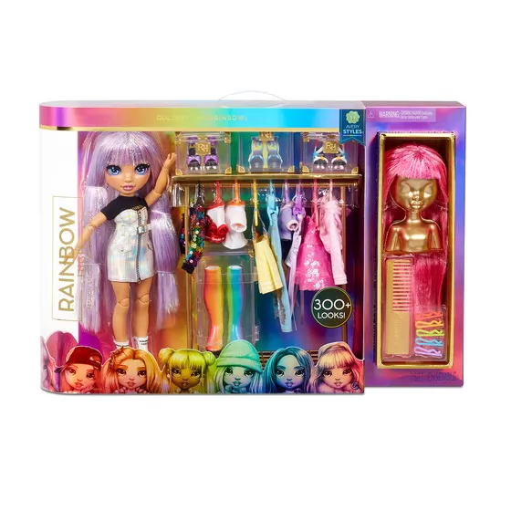 Игровой набор с куклой Rainbow High - Модная студия