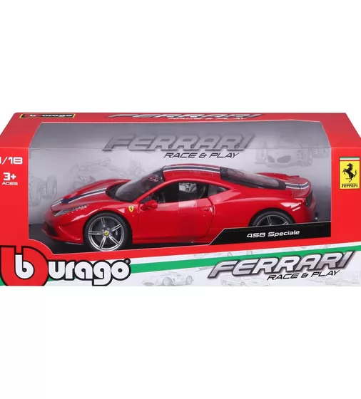 ミニカー burago Ferrari 458 Speciale 1/18 Автомодель - FERRARI 458 SPECIALE (1:18) за 2697.00 грн. ✓ Купить