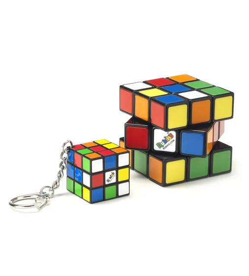 Набор головоломок 3х3 Rubik's Классическая Упаковка - Кубик и мини-кубик (с кольцом) - 6062800_2.jpg - № 2