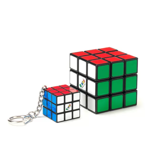 Набір головоломок 3х3 Rubik's Класичне Пакування - Кубик та міні-кубик (з кільцем) - 6062800_1.jpg - № 1