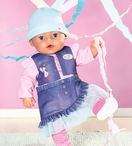 Лялька BABY Born серії Ніжні обійми - Чарівна дівчинка у джинсовому вбранні - 831533_3.jpg - № 3