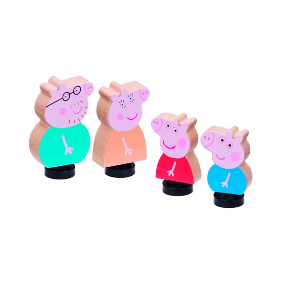 Деревянный набор фигурок Peppa - Семья Пеппы