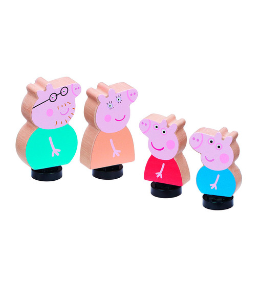 Дерев'яний набір фігурок Peppa - Сім'я Пеппи - 07628_2.jpg - № 2