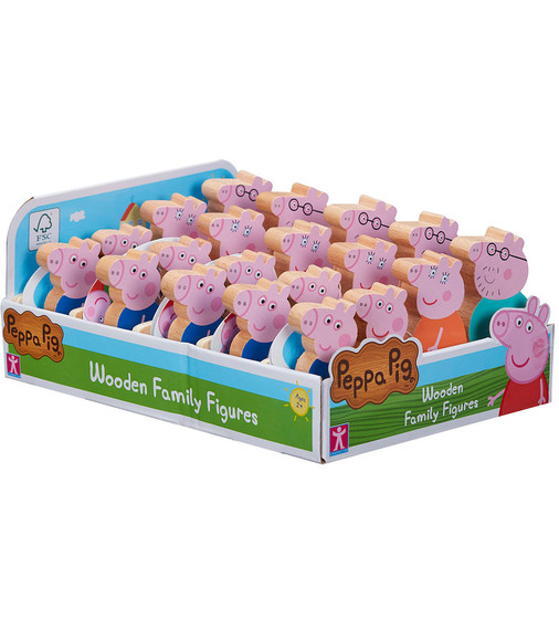 Дерев'яний набір фігурок Peppa - Сім'я Пеппи - 07628_8.jpg - № 8