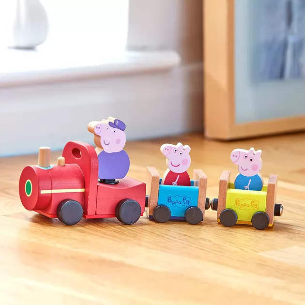 Дерев'яний ігровий набір Peppa - Паровозик дідуся Пеппи