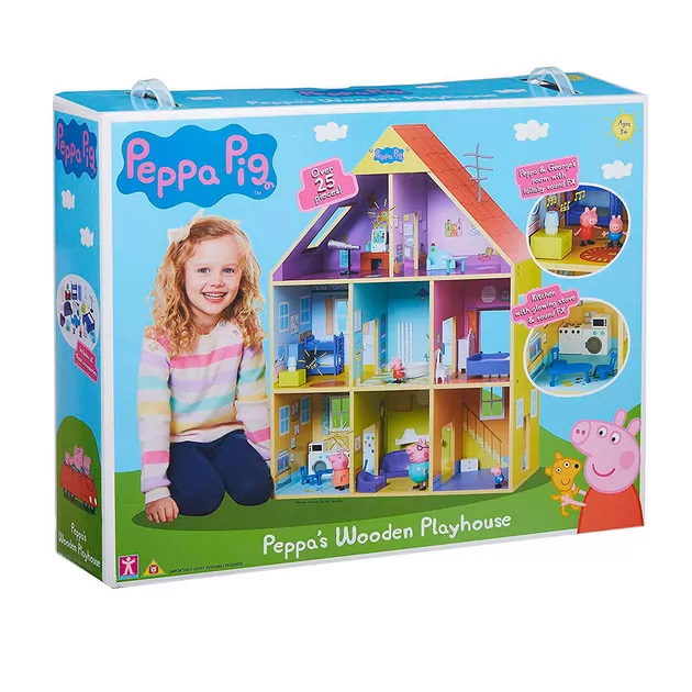 Дерев'яний ігровий набір Peppa - Котедж Пеппи Делюкс