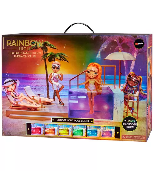 Ігровий набір для ляльок Rainbow High серії Pacific Coast" - Вечірка біля басейну" - 578475_11.jpg - № 11