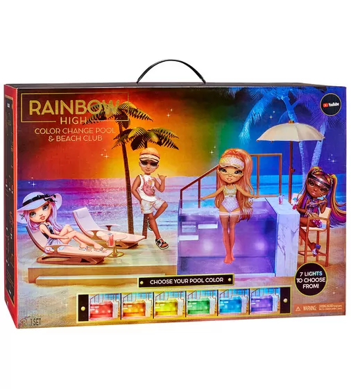 Ігровий набір для ляльок Rainbow High серії Pacific Coast" - Вечірка біля басейну" - 578475_13.jpg - № 13