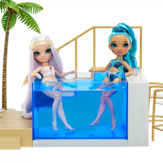 Игровой набор для кукол Rainbow High серии Pacific Coast"- Вечеринка у бассейна"