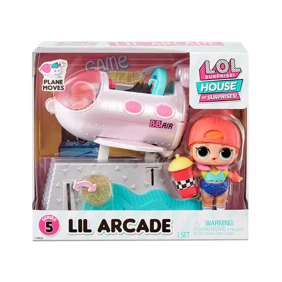 Игровой набор с куклой L.O.L. SURPRISE! серии Маленькие комнатки" - Авиапутешествие Леди Скейтер"