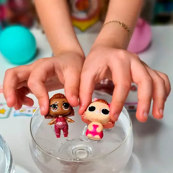 Ігровий набір з ляльками L.O.L. Surprise! серії Color change Me&My" 2в1 – Сестричка та улюбленець"