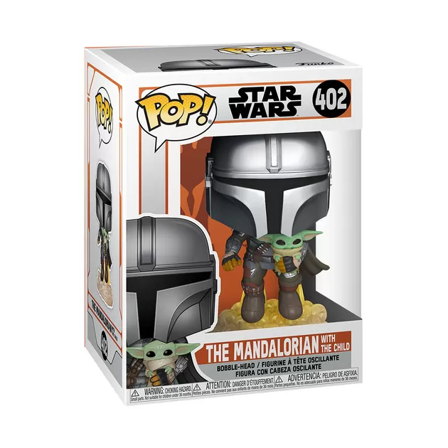 Ігрова фігурка Funko Pop! - Мандалорець, що летить з малюком