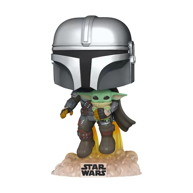 Ігрова фігурка Funko Pop! - Мандалорець, що летить з малюком