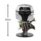 Ігрова фігурка Funko Pop! - Мандалорець у хромі з малюком 25 сm - 49931_2.jpg - № 2