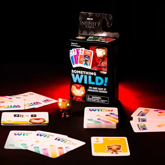 Настільна гра з картками Funko Something Wild - Залізна людина