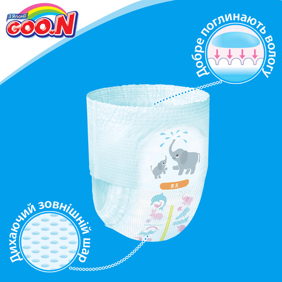 Трусики-підгузки Goo.N для хлопчиків (XL, 12-20 кг)