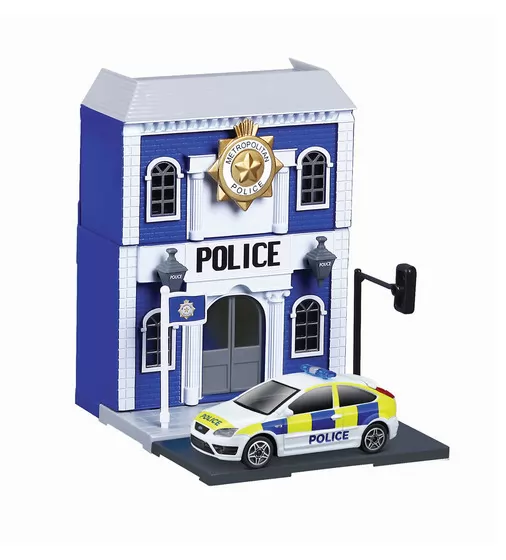 Игровой набор серии Bburago City - Полицейский участок - 18-31502_1.jpg - № 1