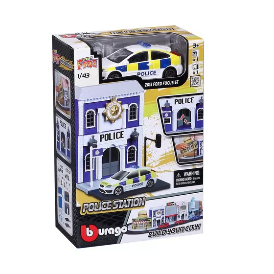 Игровой набор серии Bburago City - Полицейский участок