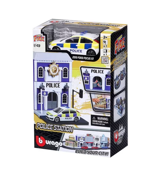 Игровой набор серии Bburago City - Полицейский участок - 18-31502_4.jpg - № 4