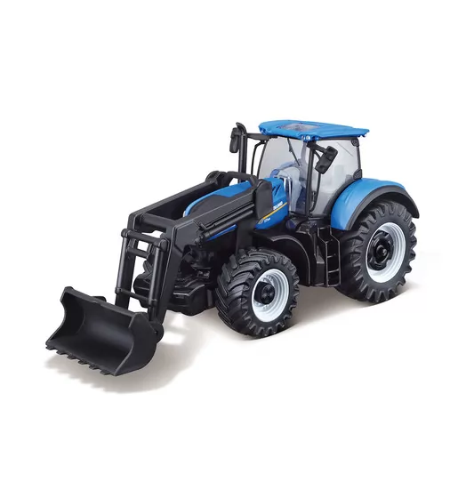 Автомодель серии Farm - Трактор NEW HOLLAND T7.315 с фронтальным погрузчиком (синий, 1:32) - 18-31632_1.jpg - № 1