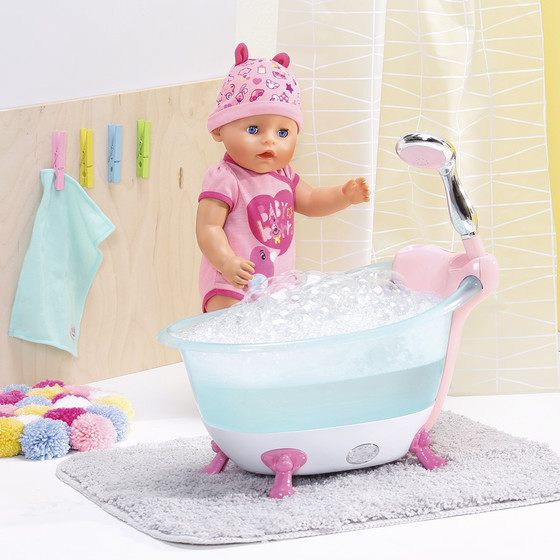 Інтерактивна Ванночка Для Ляльки Baby Born - Веселе  Купання (Світло, Звук)