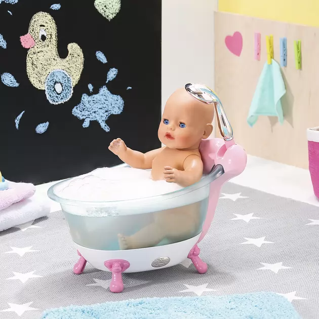 Інтерактивна Ванночка Для Ляльки Baby Born - Веселе  Купання (Світло, Звук)