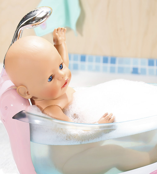 Інтерактивна Ванночка Для Ляльки Baby Born - Веселе  Купання (Світло, Звук) - 824610_7.jpg - № 7