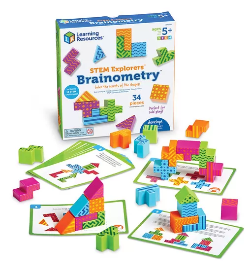 Навчальний ігровий набір Learning Resources - Кольорова геометрія - LER9306_2.jpg - № 2