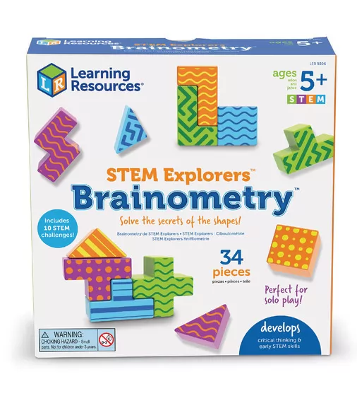Навчальний ігровий набір Learning Resources - Кольорова геометрія - LER9306_1.jpg - № 1
