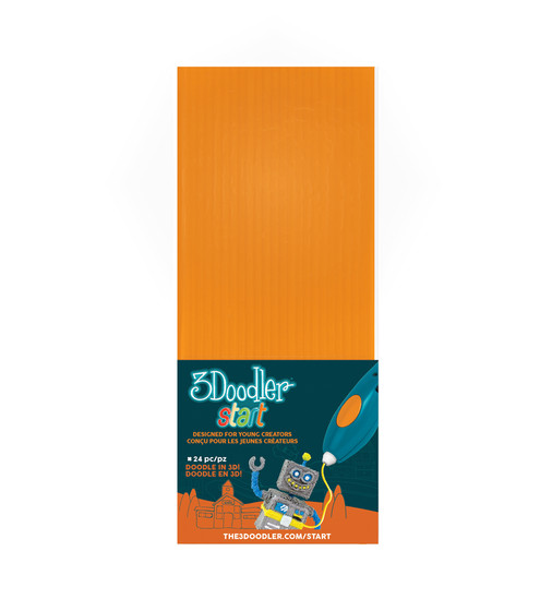 Набір Стрижнів Для 3D-Ручки 3Doodler Start (Помаранчевий) - 3DS-ECO06-ORANGE-24_1.jpg - № 1