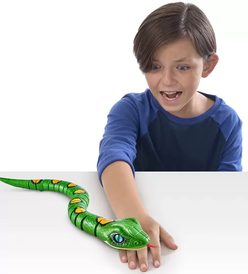 Интерактивная игрушка Robo Alive - Зеленая змея - 7150-1_2.jpg - № 2