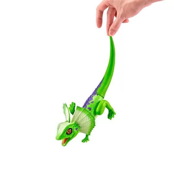 Інтерактивна іграшка Robo Alive - Зелена плащоносна ящірка