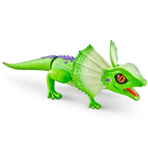 Интерактивная игрушка Robo Alive - Зеленая плащеносная ящерица - 7149-1_3.jpg - № 3